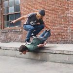 Human Skateboard Pixilation